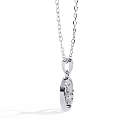 Endless Love" Diamond Heart Pendant