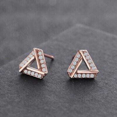 geometric stud earrings
