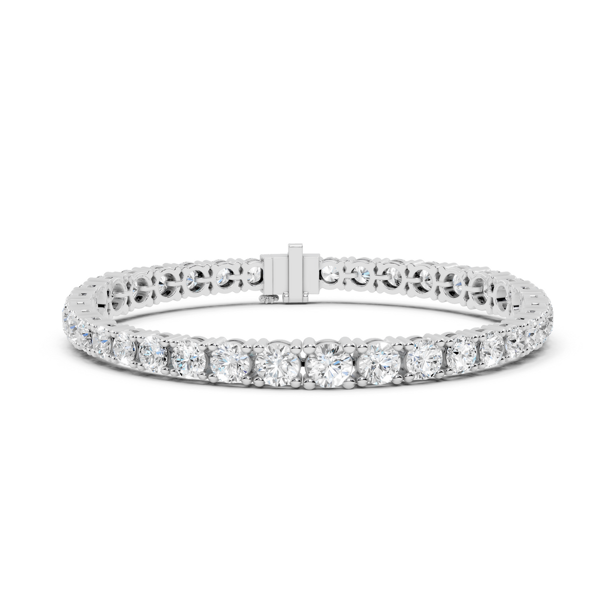 Round Cut Diamond Tennis Bracelet