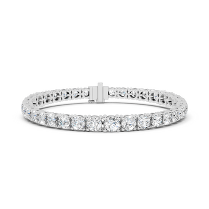 Round Cut Diamond Tennis Bracelet