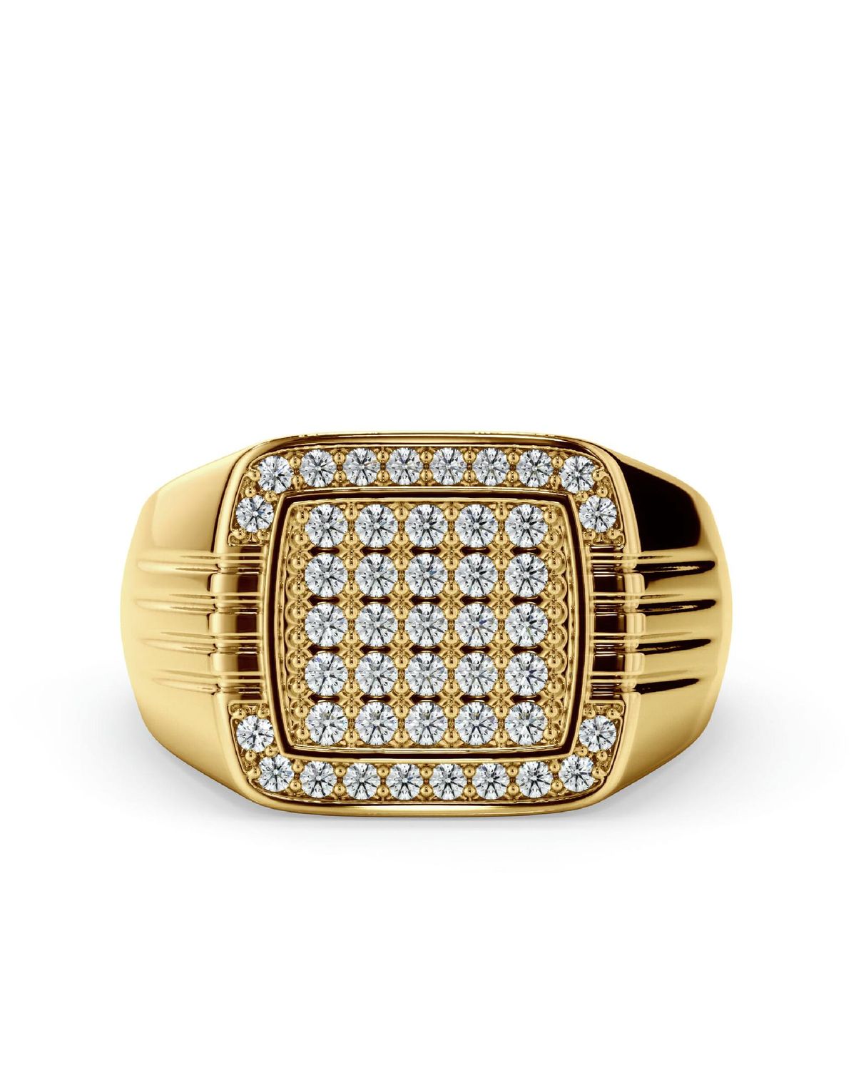 men's signet-style statement ring