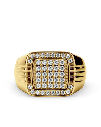 men's signet-style statement ring