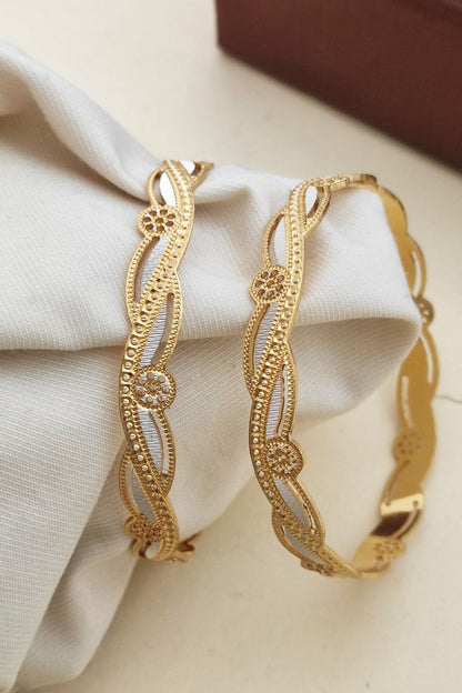 These are beautiful gold bangles