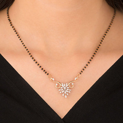 Modern Diamond Mangalsutra