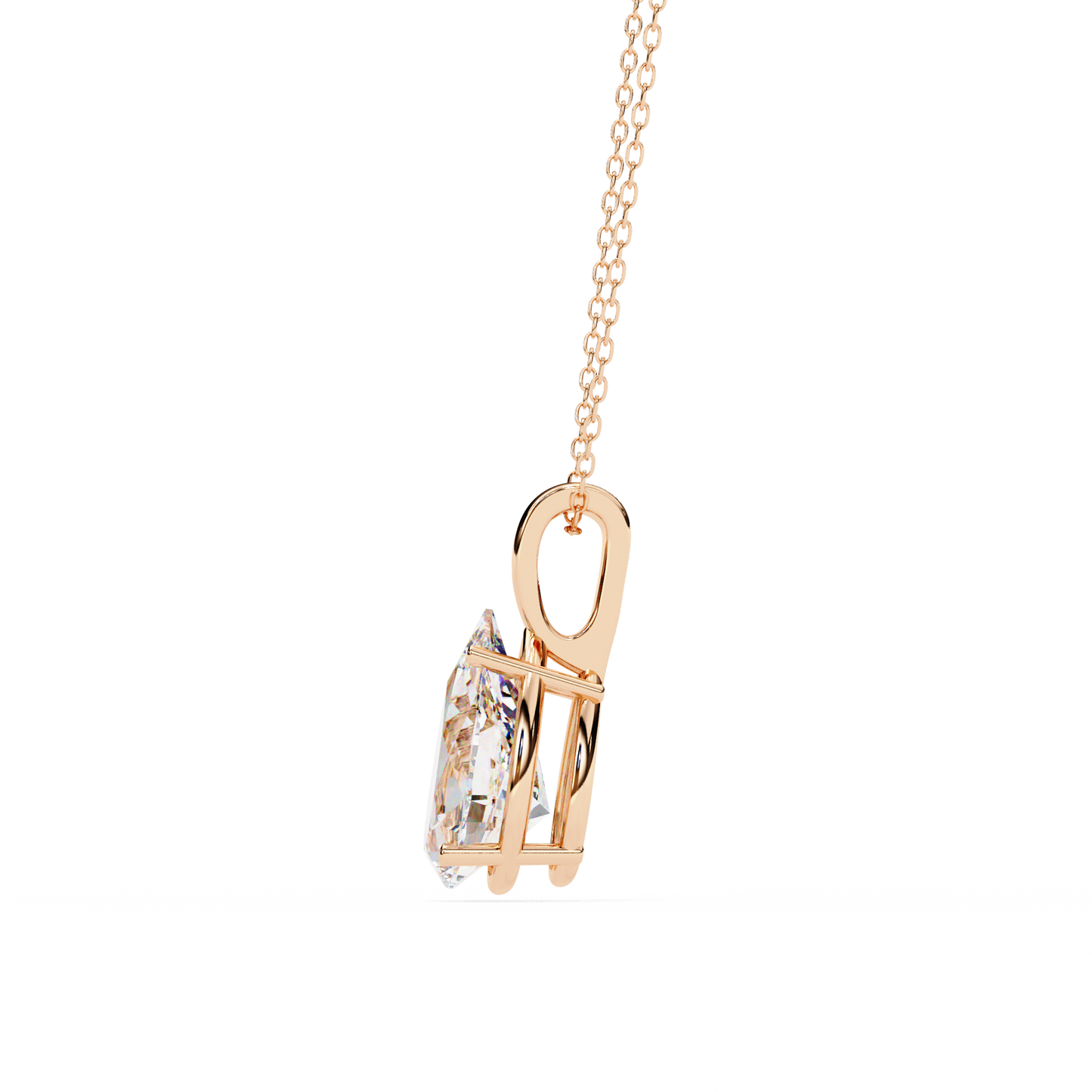 Diamond Solitaire Pendant