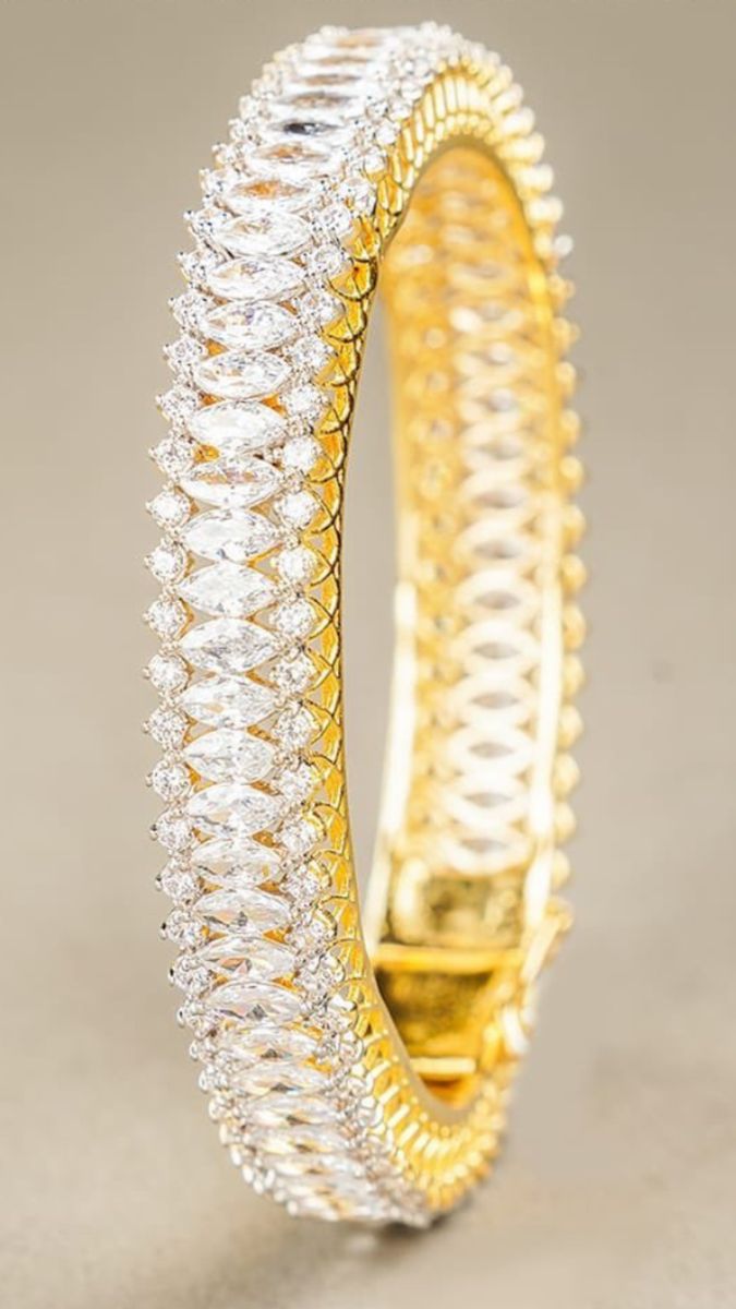 stunning, high-end diamond bangle