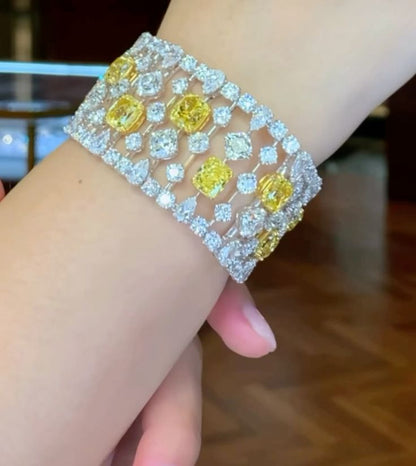 absolutely stunning, high-jewelry cuff bracelet