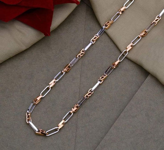 paperclip chain and a link-and-bar chain