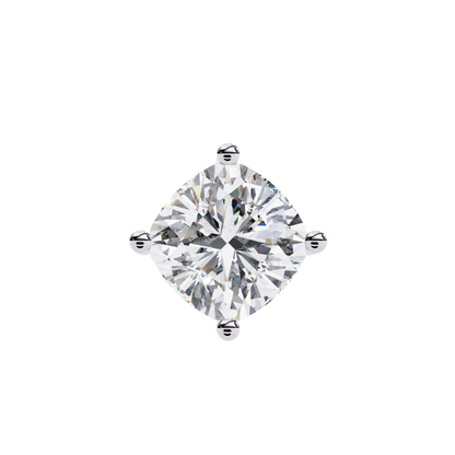 Classic Cushion-Cut Solitaire Diamond Pendant