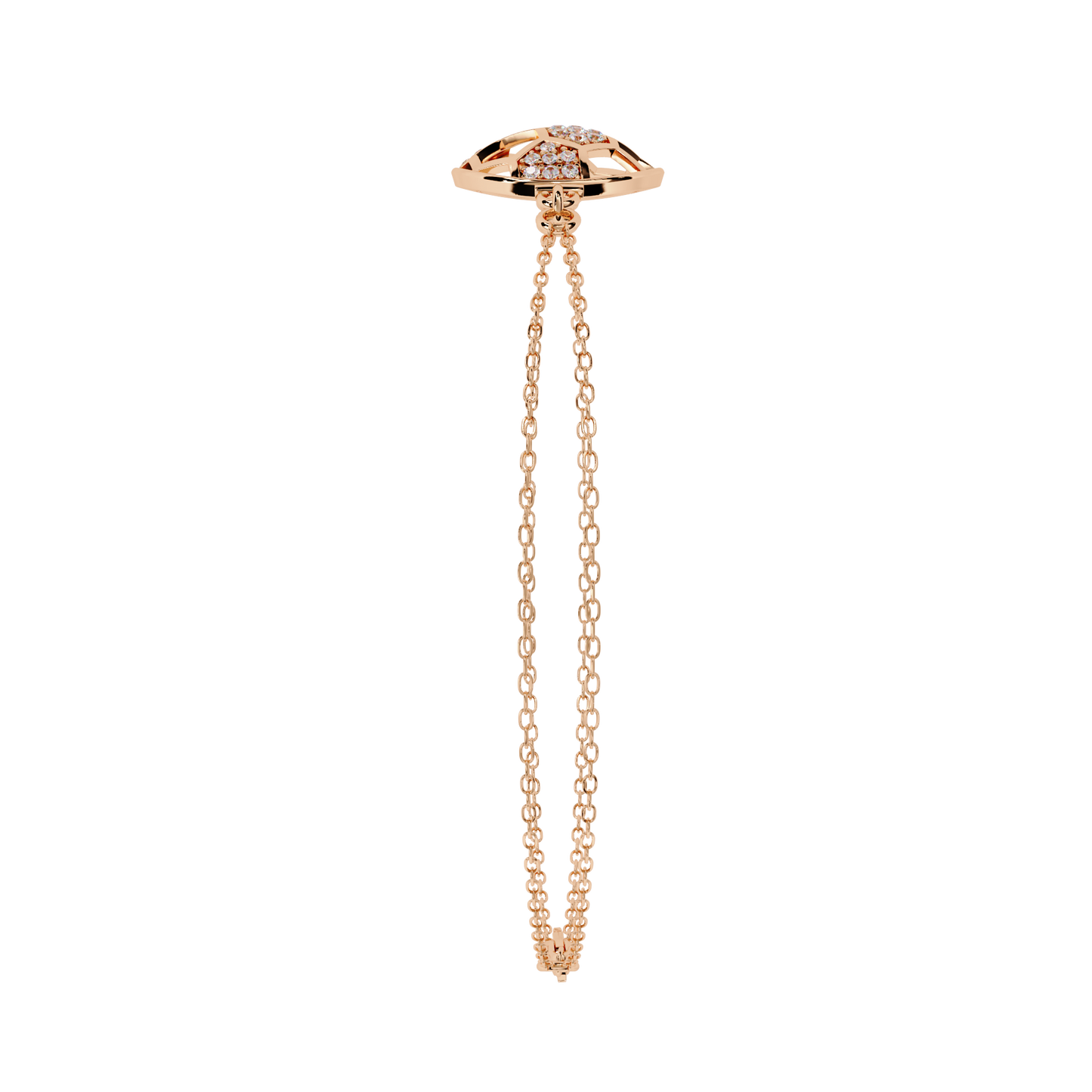Diamond Honeycomb Sphere Bracelet