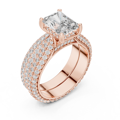 Radiant Cut Diamond Engagement Ring
