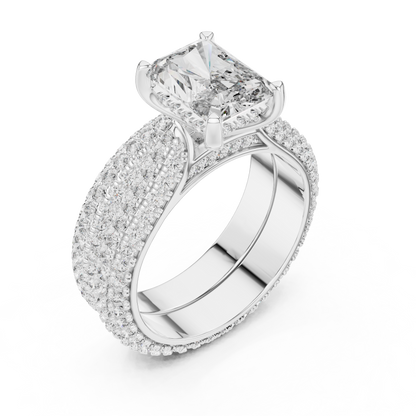Radiant Cut Diamond Engagement Ring