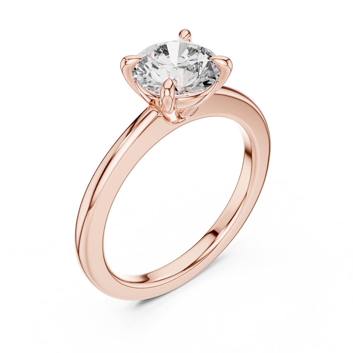 Classic Solitaire Diamond Engagement Ring