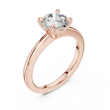 Classic Solitaire Diamond Engagement Ring