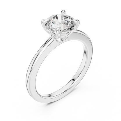 Classic Solitaire Diamond Engagement Ring
