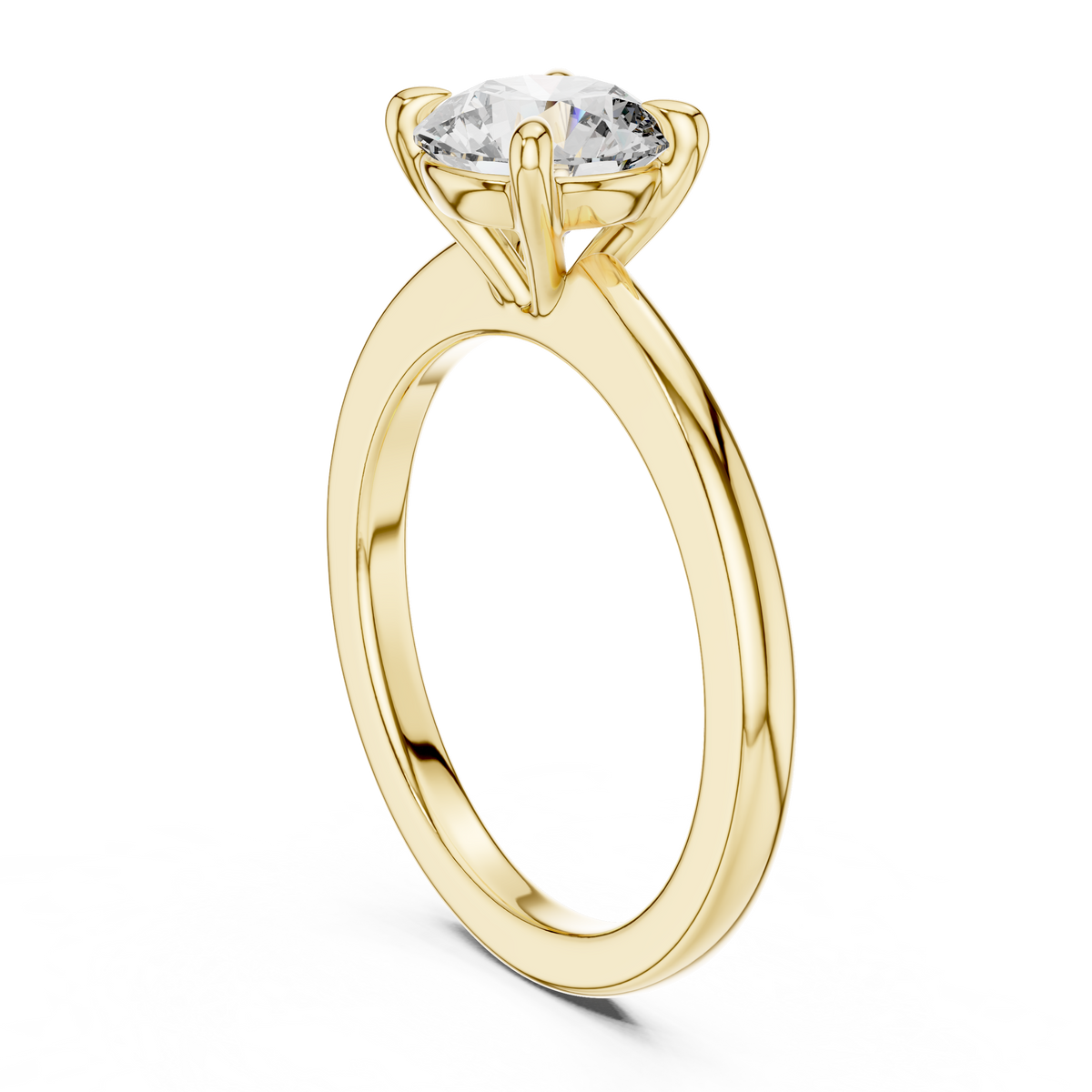Classic Solitaire Diamond Engagement Ring