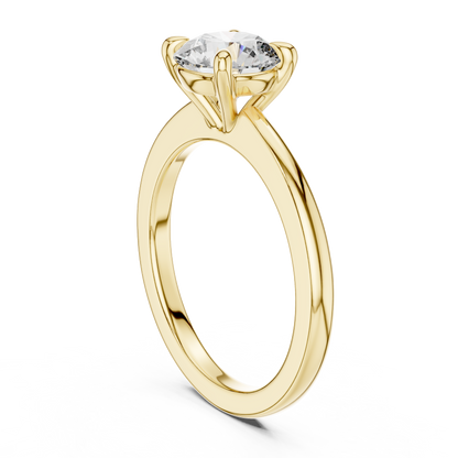 Classic Solitaire Diamond Engagement Ring