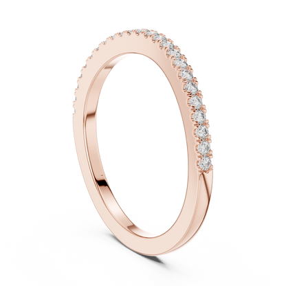 Classic Micro-Pave Diamond Wedding Band