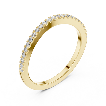 Classic Micro-Pave Diamond Wedding Band