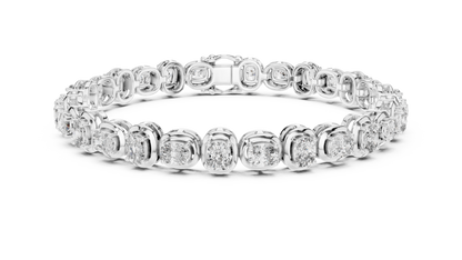 Classic Oval Diamond Tennis Bracelet