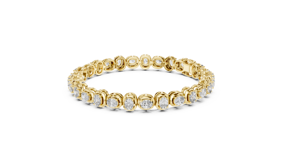 Classic Oval Diamond Tennis Bracelet