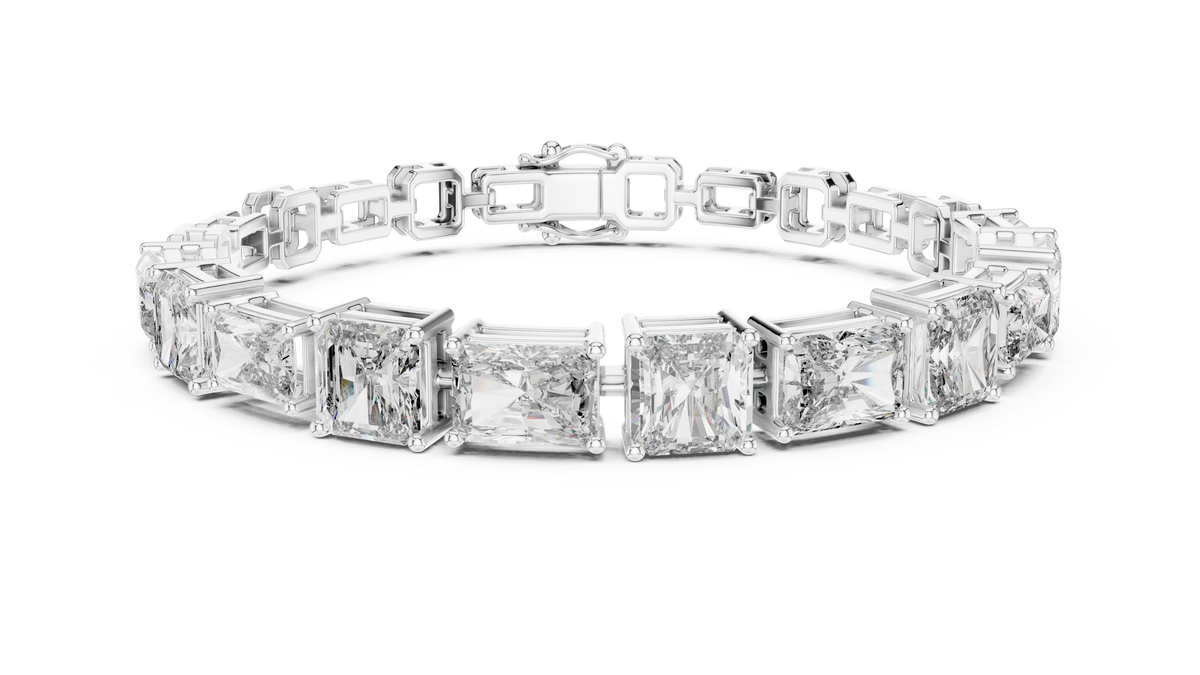 Radiant Cut Diamond Tennis Bracelet
