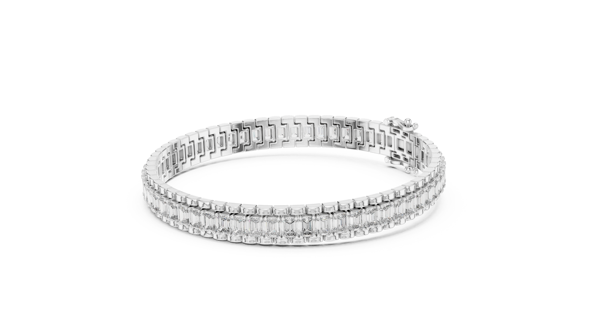 Luxury Multi-Row Diamond Bracelet