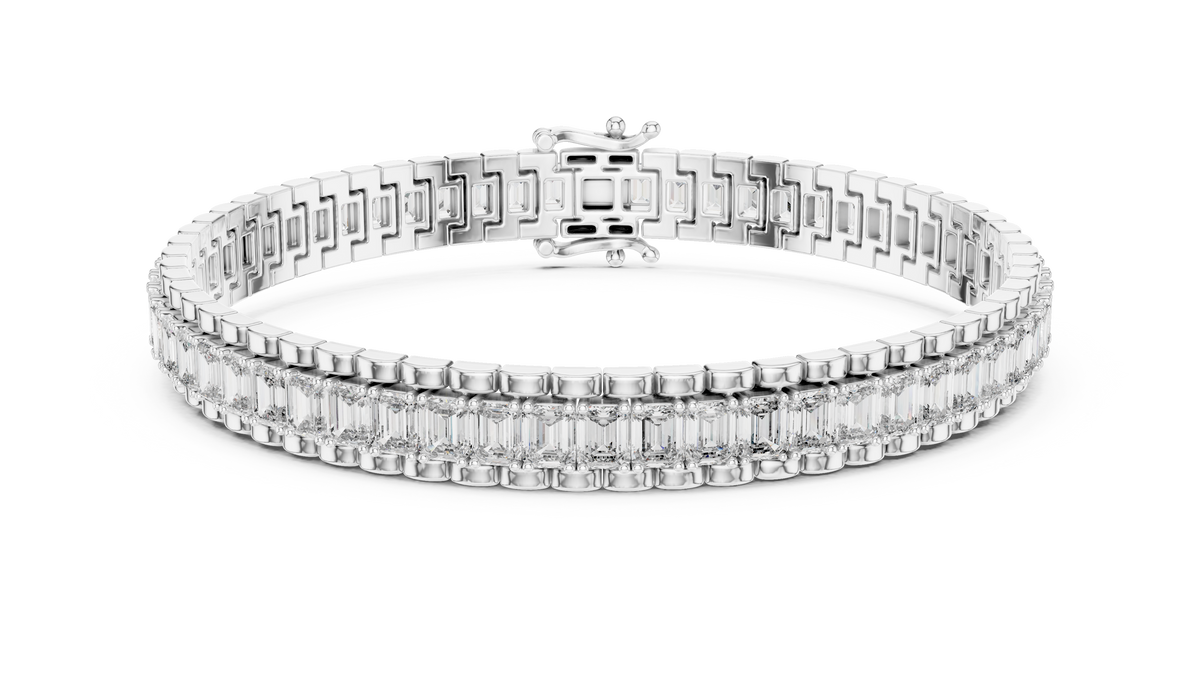 Luxury Multi-Row Diamond Bracelet