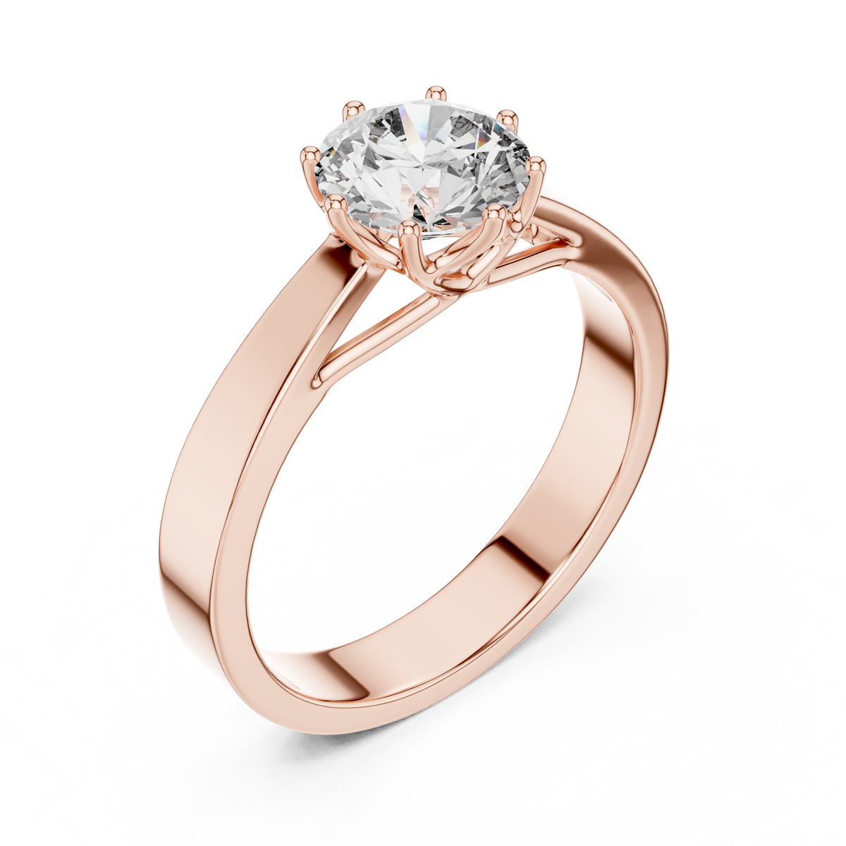 Classic Six-Prong Solitaire Diamond Ring