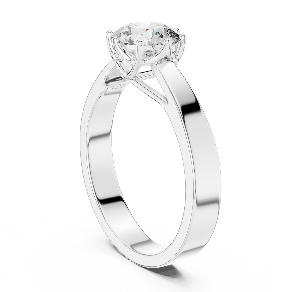 Classic Six-Prong Solitaire Diamond Ring
