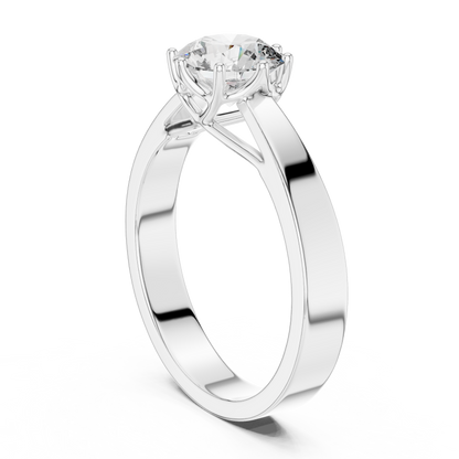Classic Six-Prong Solitaire Diamond Ring
