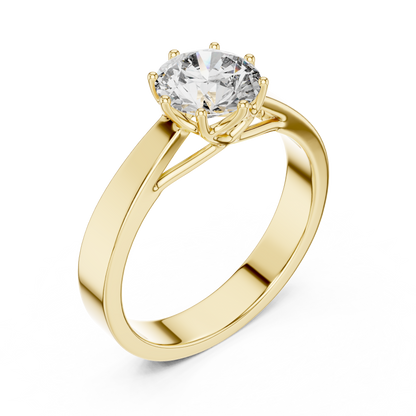 Classic Six-Prong Solitaire Diamond Ring