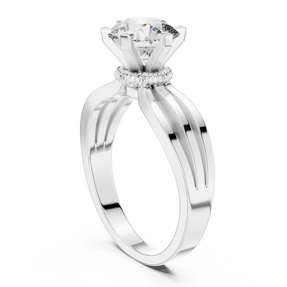 Classic Six-Prong Solitaire Diamond Ring