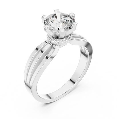 Classic Six-Prong Solitaire Diamond Ring