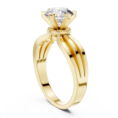 Classic Six-Prong Solitaire Diamond Ring