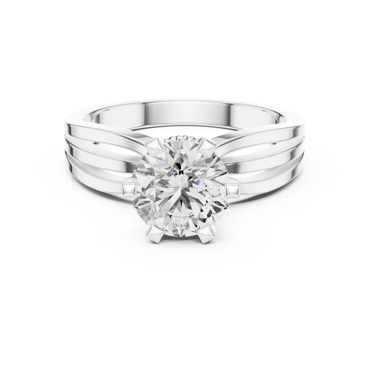 Classic Six-Prong Solitaire Diamond Ring