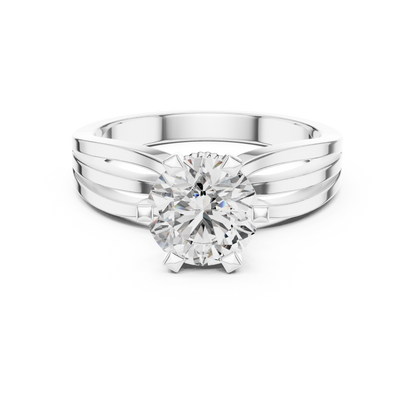 Classic Six-Prong Solitaire Diamond Ring