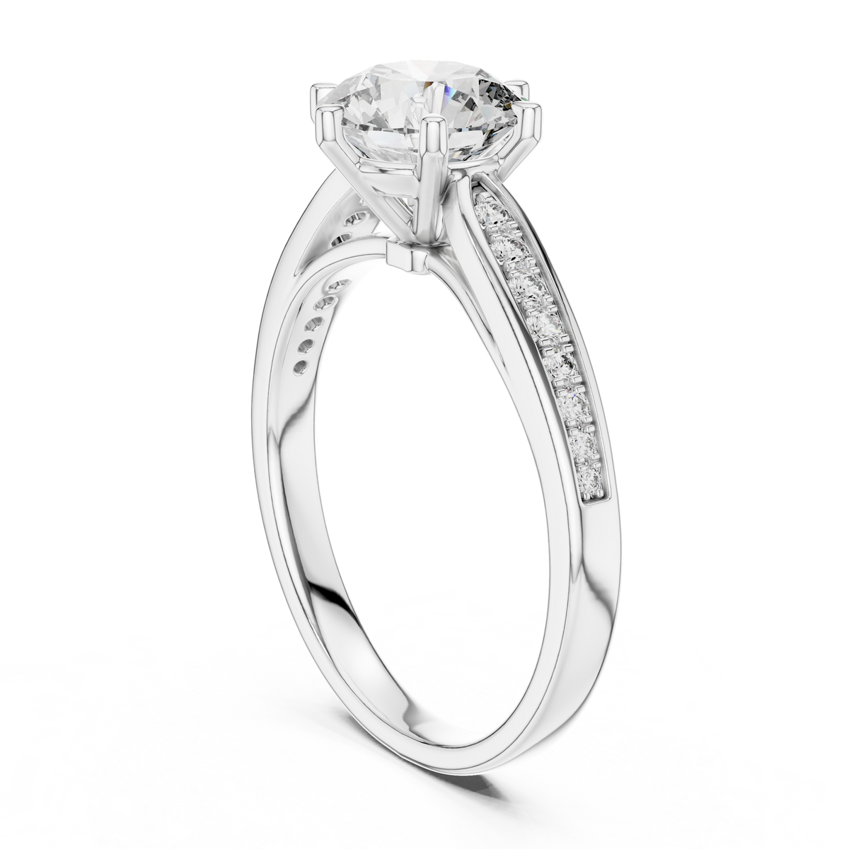 Round Diamond Engagement Ring