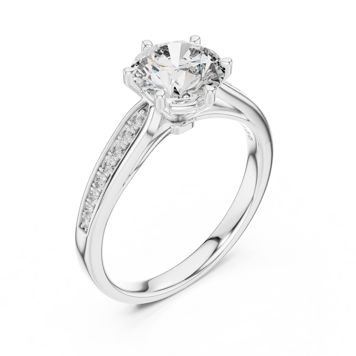 Round Diamond Engagement Ring