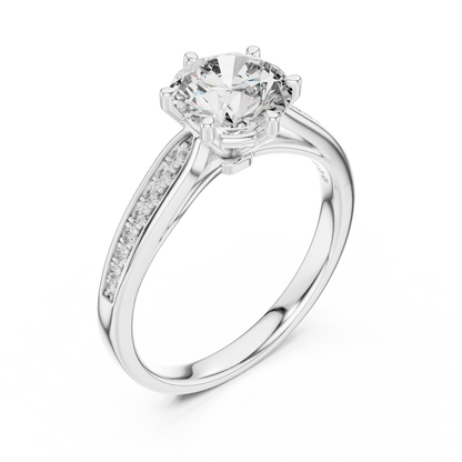 Round Diamond Engagement Ring