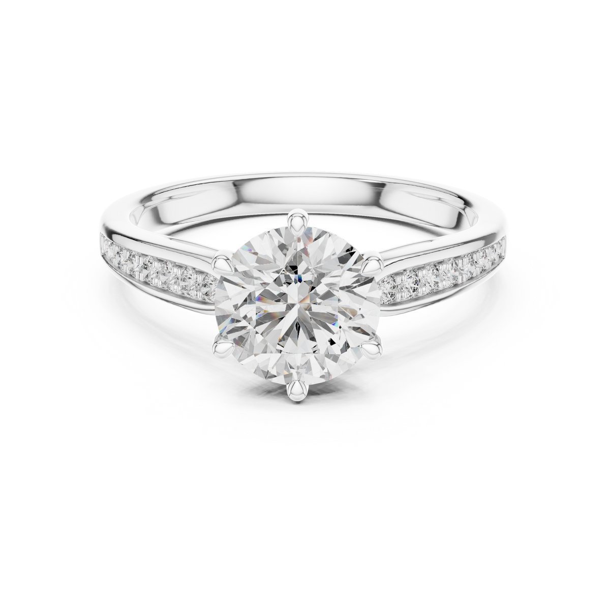 Round Diamond Engagement Ring