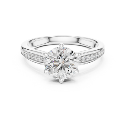 Round Diamond Engagement Ring