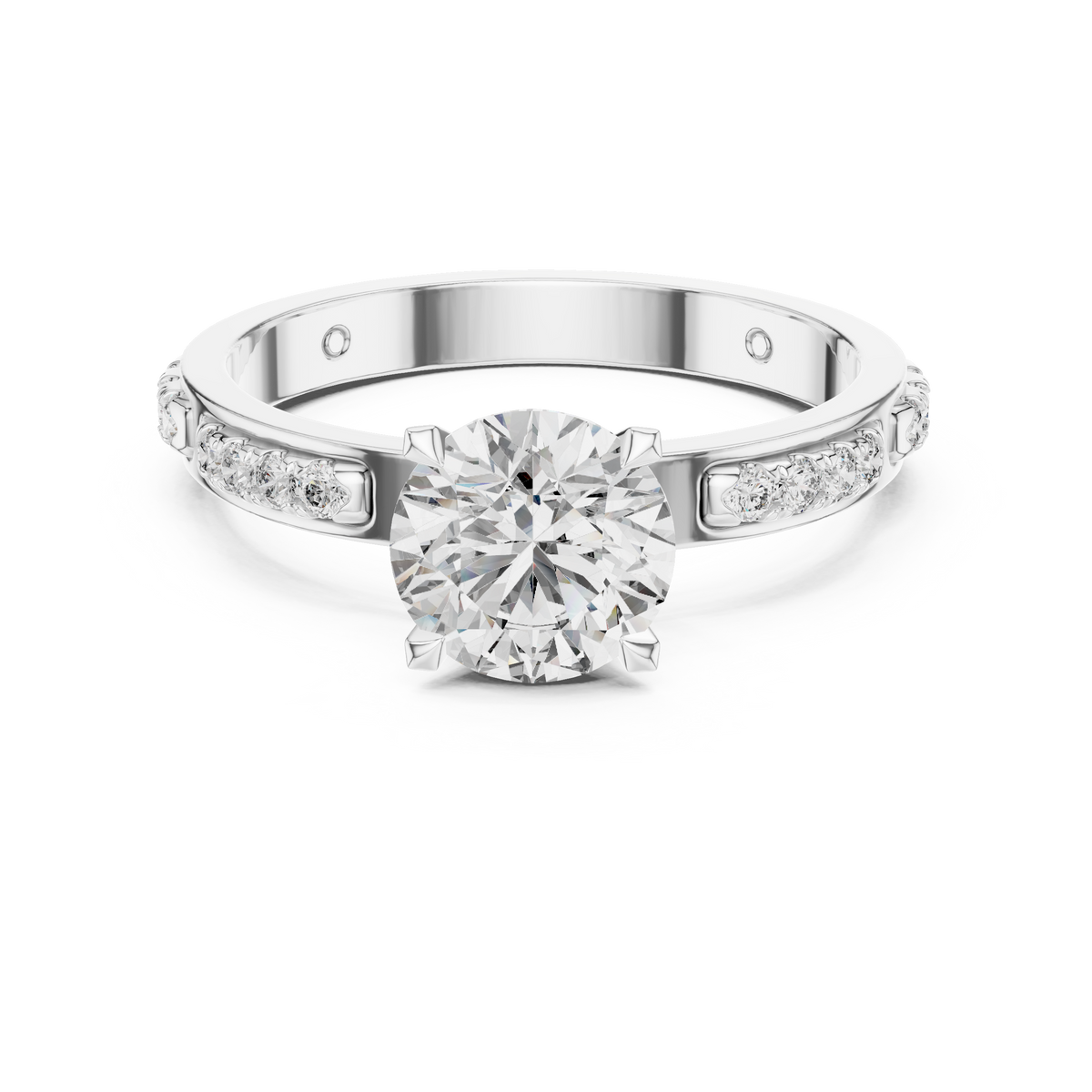 Solitaire Diamond Engagement Ring