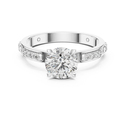 Solitaire Diamond Engagement Ring