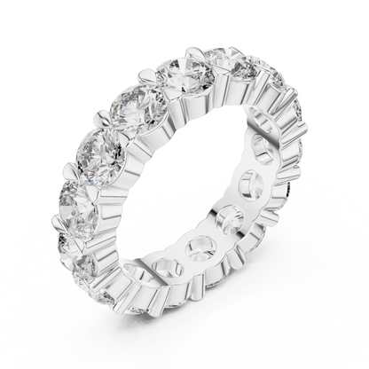 Brilliant Prong-Set Diamond Eternity Band
