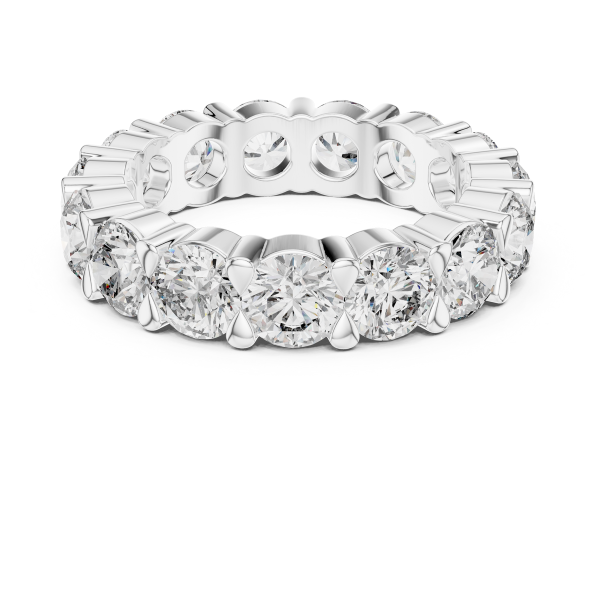 Brilliant Prong-Set Diamond Eternity Band