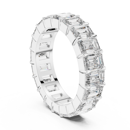 Emerald-Cut Diamond Eternity Band