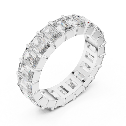 Emerald-Cut Diamond Eternity Band