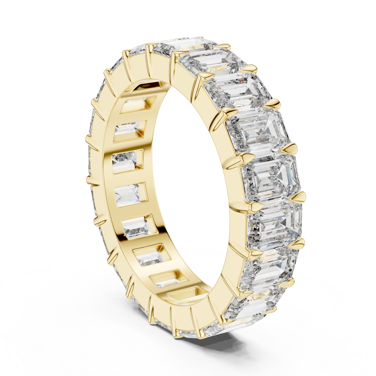 Emerald-Cut Diamond Eternity Band