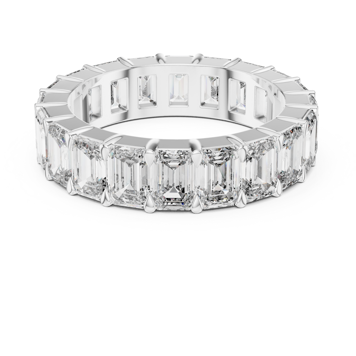 Emerald-Cut Diamond Eternity Band